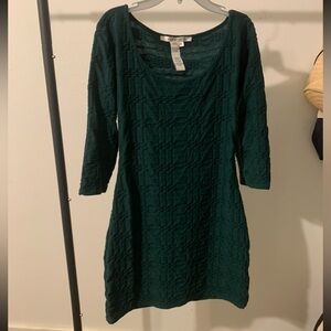 Max Studio deep green dress